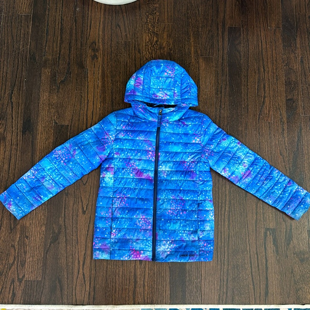 Land’s End Kids Insulated Hooded Jacket | size Large 10/12